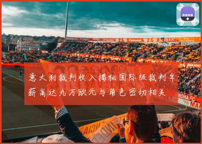 意大利裁判收入揭秘国际级裁判年薪高达九万欧元与角色密切相关